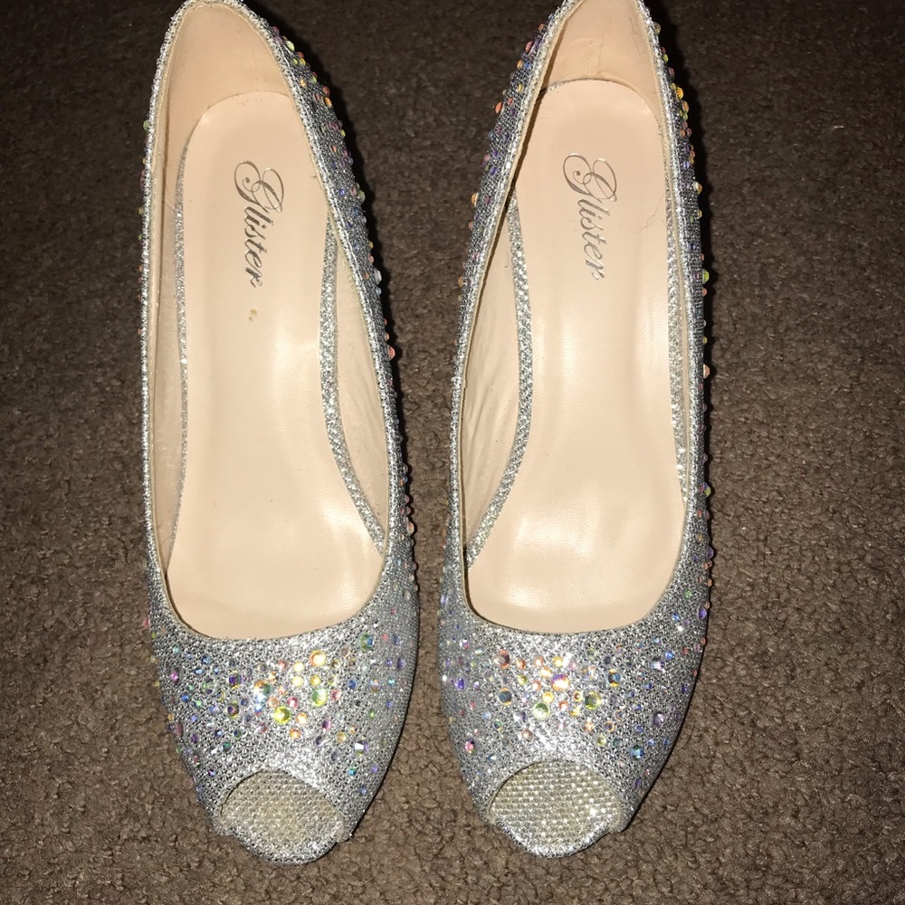 Silver heels